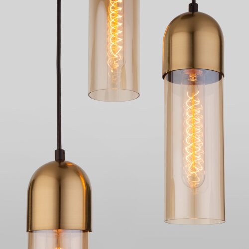 Подвесной светильник со стеклянными плафонами - Фото 3