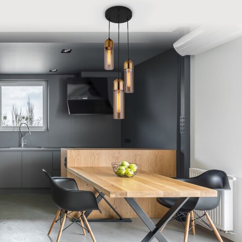 Подвесной светильник со стеклянными плафонами - Фото 4