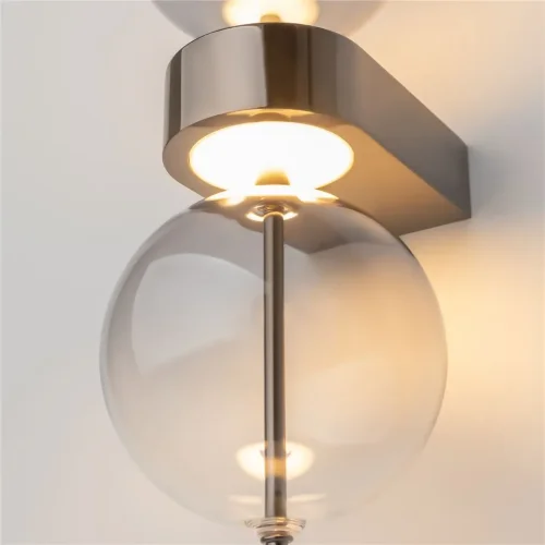 Настенный светильник (бра) Double Moon 3000К 8Вт (Черный) - фото 5