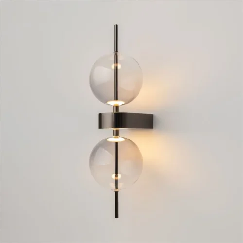 Настенный светильник (бра) Double Moon 3000К 8Вт (Черный) - фото 6