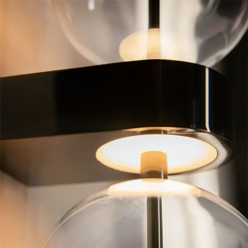 Настенный светильник (бра) Double Moon 3000К 8Вт (Черный) - фото 11