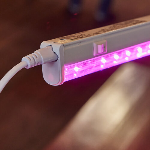 ULI-P43-24W-SPBX IP40 WHITE Светильник для растений светодиодный линейный, 872мм, выкл, на корпусе, Алюминий, Спектр с дальним красным для рассады и досвечивания в период роста, TM Uniel - фото 7