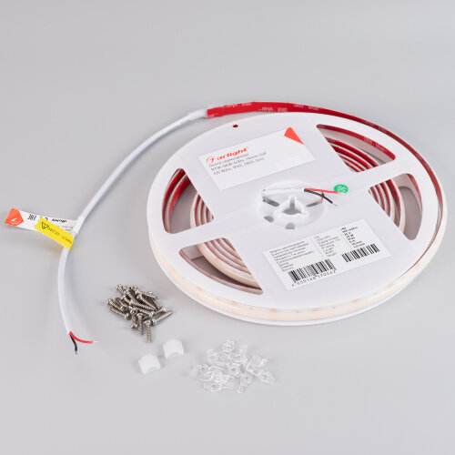 Светодиодная лента герметичная RTW-SEW-A304-10mm 24V Warm3000 (25 W/m, IP65, 2835, 5m) (Arlight, 5 лет) - фото 2