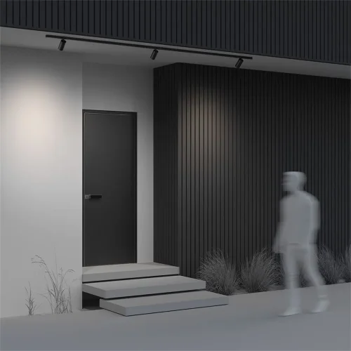 Уличный трековый светильник Focus Led Exility IP 4000К 20Вт 36° черный (Черный) - фото 6