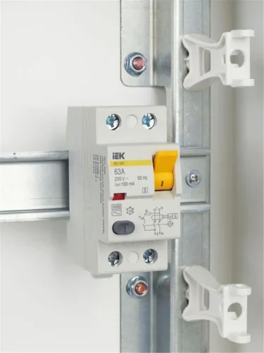 Выключатель дифференциального тока (УЗО) 2п 63А 100мА тип ACS ВД1-63S KARAT IEK MDV12-2-063-100 - фото 2