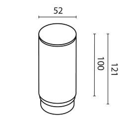 Матовый рассеиватель для Focus Led 12Вт (Белый)