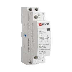 Контактор модульный КМ 25А NО+NC (1 мод.) EKF km-1-25-11