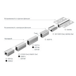 Профиль SL-MINI-8-Н12-2000 WHITE (Arlight, Алюминий) 037107