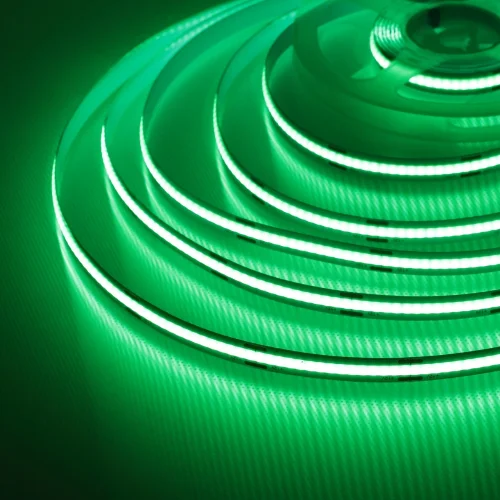 Светодиодная лента COB, 336 chip/m, green, 12V, IP20, A234 - фото III