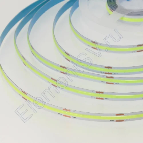 Светодиодная лента COB, 336 chip/m, green, 12V, IP20, A234 - фото 2.