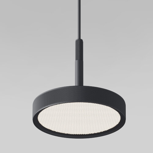 Подвесной светильник Plate 14W 4000K черный - фото 1