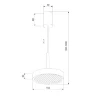Подвесной светильник Plate 50260 LED - фото 7