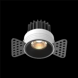 Встраиваемый светильник Round 3000K 7W 50° (Черный)