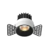 Встраиваемый светильник Раунд / Round 7 Вт 3000 К 50° (Черный) DL058-7W3K-TRS-B - фото