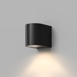 Настенный уличный светильник NARVIK, IP44, GU10 LED, до 15 Вт, черный, алюминий, Denkirs DK9790-BK