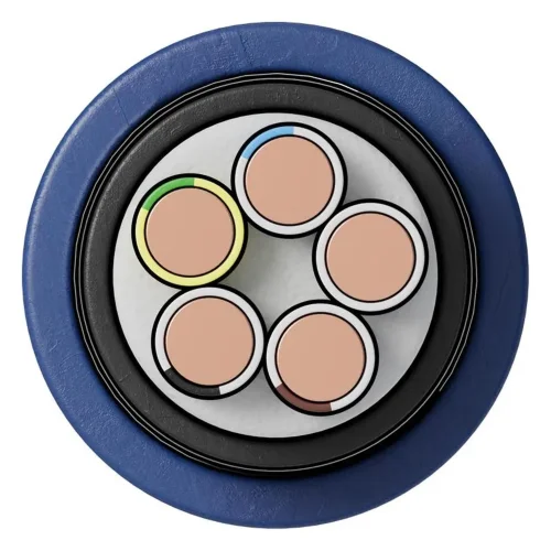 Кабель Русский Свет ВБШвнг(А)-LS 5х6 ОК (N PE) 0.66кВ (м) 10139 - фото 2