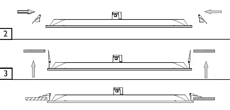 Клипсы для монтажа в гипсокартон светильников PANEL RC048Z SMB-PLC - PHILIPS. Фото 2