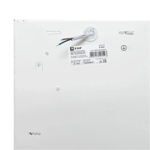 Светильник светодиодный ДВО-1002 36Вт 4000К IP40 595х595х40 призма панель EKF LPL-1002-Z-36-4000-40 - фото 6