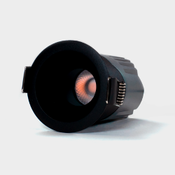 'Светильник встраиваемый 7Вт 55° IP65 черный 3000К поворотный RC-D52-7-BL-WW65 038543