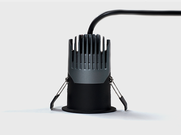 'Светильник встраиваемый 7Вт 55° IP65 черный 3000К поворотный RC-D52-7-BL-WW65. Фото 3