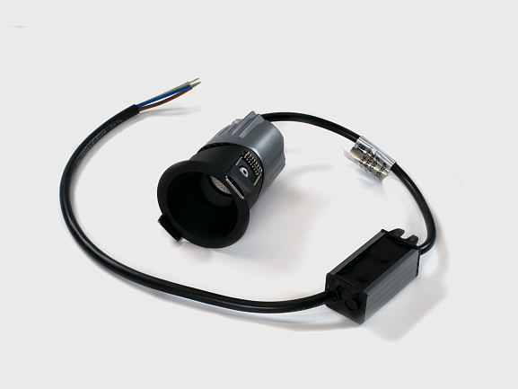 'Светильник встраиваемый 7Вт 55° IP65 черный 3000К поворотный RC-D52-7-BL-WW65. Фото 5