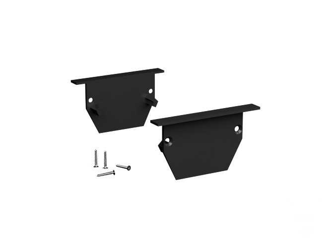 Заглушки для профиля LINE 3525 IN ral9005 - фото 1