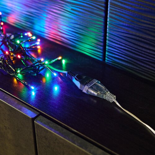 UCX-Y25-100W-1000 CLEAR Удлинитель для подключения гирлянд, 10м, 100 Вт, Тип Y25, Прозрачный - фото 2