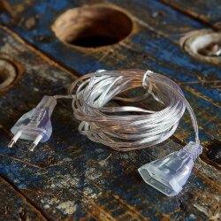 UCX-Y25-100W-1000 CLEAR Удлинитель для подключения гирлянд, 10м, 100 Вт, Тип Y25, Прозрачный