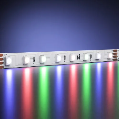 Светодиодная лента Ультра 24В 3838 8Вт/м Цветная (RGB) 5м IP 20 201130 (Белый) 201130 - фото 3