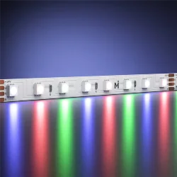 Светодиодная лента Ультра 24В 3838 8Вт/м Цветная (RGB) 5м IP 20 201130 (Белый) 201130