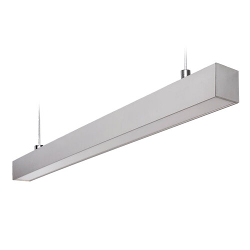 ULO-K10D 60W-5000K-L120 IP65 SILVER Светильник линейный светодиодный подвесной, Белый свет 5000К, 5600Лм, Алюминий, Цвет серебро, TM Uniel - фото 1