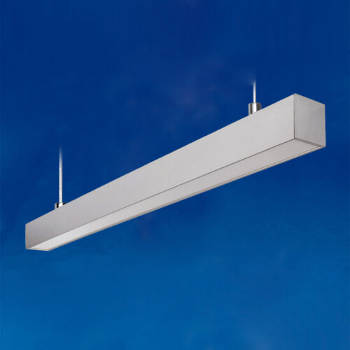 ULO-K10D 60W-5000K-L120 IP65 SILVER Светильник линейный светодиодный подвесной, Белый свет 5000К, 5600Лм, Алюминий, Цвет серебро, TM Uniel - фото 2
