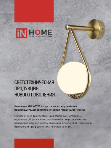Люстра под лампу AURORA LUNA-8G9-BL 8xG9 матовые плафоны, черный корпус IN HOME - Фото 7