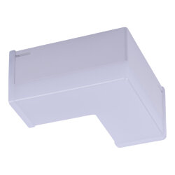 ULO-N11L-8W-4000K-90D IP40 WHITE Светильник светодиодный L-образный, Угол 90 градусов, Белый свет 4000K, 2000Лм, Алюминий, Цвет белый, TM Uniel