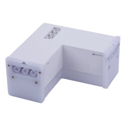 ULO-N11L-8W-4000K-90D IP40 WHITE Светильник светодиодный L-образный, Угол 90 градусов, Белый свет 4000K, 2000Лм, Алюминий, Цвет белый, TM Uniel