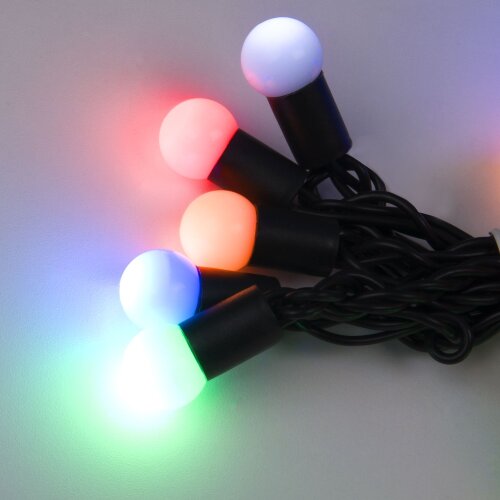 Гирлянда нить мульти с эффектом мерцания 20м IP65 - Фото 5