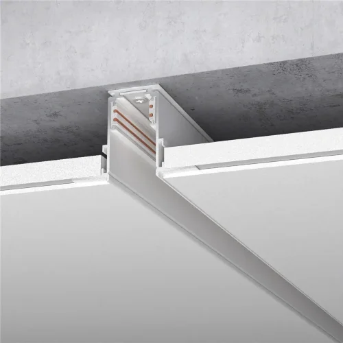 Slim Magnetic Шинопровод встраиваемый белый (2м) 85087/00 85087/00 - фото