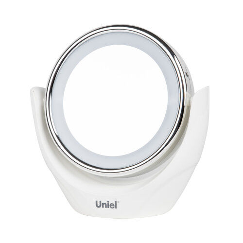 TLD-592 White-LED-13Lm-6000K-3АА Настольный светильник зеркало, На батарейках 3AAне в-к, Сенсорный выключатель, Белый - фото 3