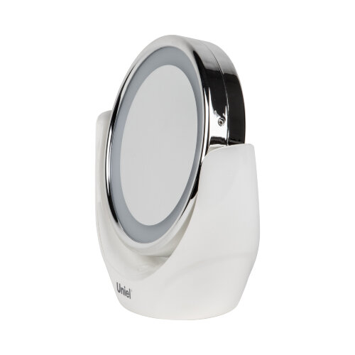 TLD-592 White-LED-13Lm-6000K-3АА Настольный светильник зеркало, На батарейках 3AAне в-к, Сенсорный выключатель, Белый - фото 6