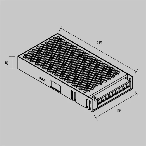 Источник напряжения PSL002 24В 300Вт IP 20 821020 (Серебро) - фото 4