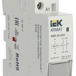 Контактор модульный KMR 20А 230В AC 2НЗ ARMAT IEK AR-KMR10-020-02-230