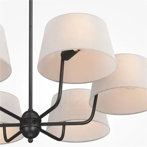 Подвесной светильник Modesto E14x6 (Черный) - фото 2