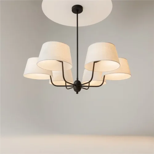 Подвесной светильник Модесто / Modesto E14х6 (Черный) MOD360PL-06B - фото 10