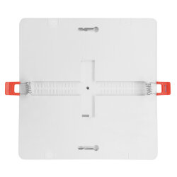 ULM-Q251 18W-4000K WHITE Светильник светодиодный встраиваемый-накладной квадратный, Белый свет 4000К, Корпус белый