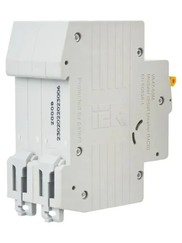 Выключатель автоматический модульный 2п C 6А 6кА ВА47-60M KARAT IEK MVA31-2-006-C - фото 3