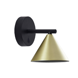 Светильник WOLTA WSL-GU10/W08G под лампу GU10 Черный / Золотой BELLO