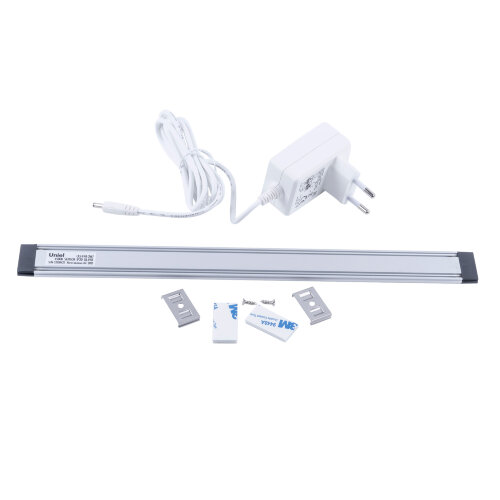 ULI-F48-3W-4500K SENSOR IP20 SILVER Светильник светодиодный для мебели, 300x25x9мм, 250Lm - фото 3