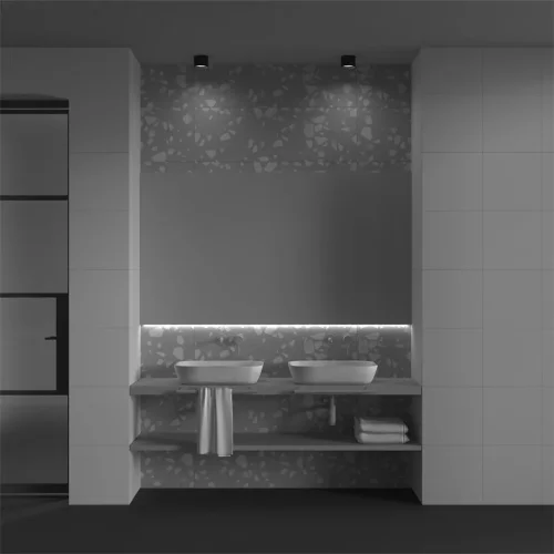 Потолочный светильник Блик / Glare 7 Вт 3000 К 120° IP 44 (Черный) C127CL-L7W3K-B - фото 5