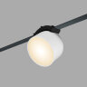 DK5543-WH+BK Поворотный светильник для трека-ремня Belty, серия Spot, со светодиодом, D100*H107мм, 48V DC, 12W, RA90, 120°, 3000K, IP20, белый с черным, алюминий. Фото 2