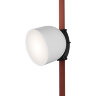 DK5543-WH+BK Поворотный светильник для трека-ремня Belty, серия Spot, со светодиодом, D100*H107мм, 48V DC, 12W, RA90, 120°, 3000K, IP20, белый с черным, алюминий. Фото 5